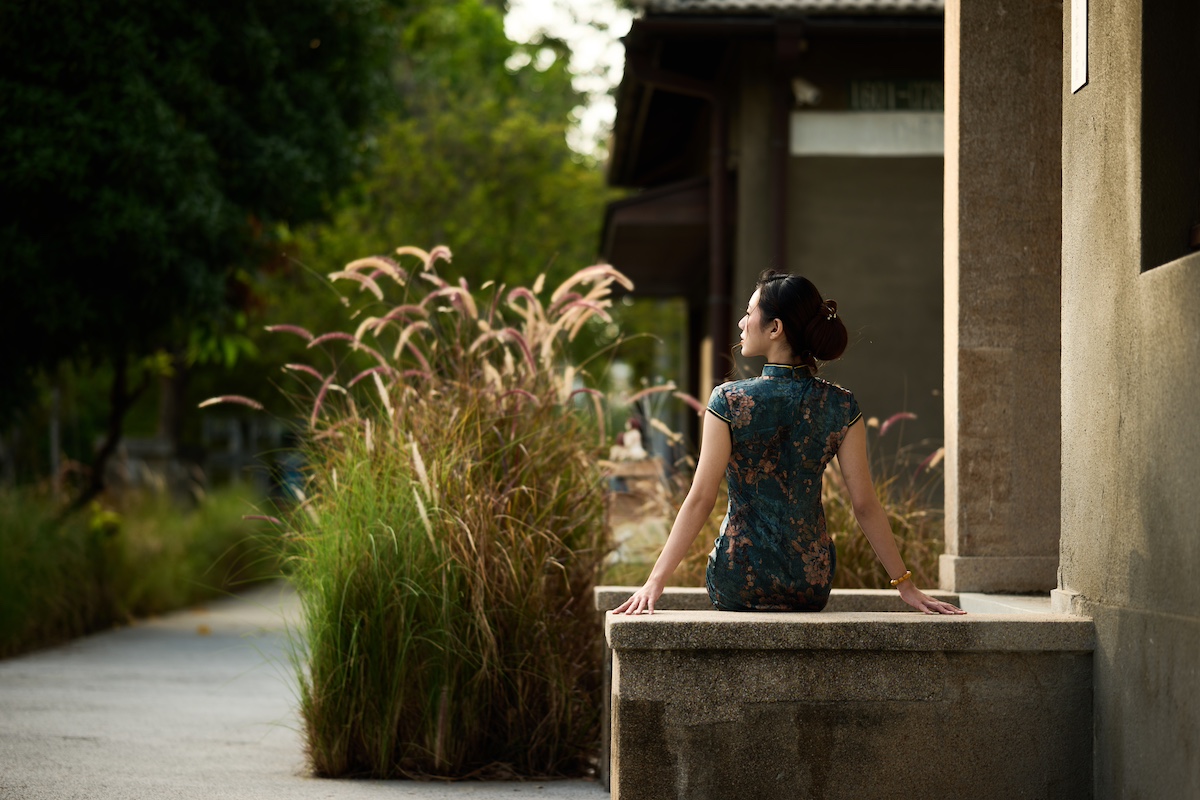 自然光旗袍人像寫真拍攝